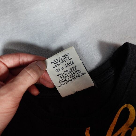 Blac Label Fallen Dreams T Shirt Mens M Grunge Double Sided Y2K Black - Picture 5 of 11